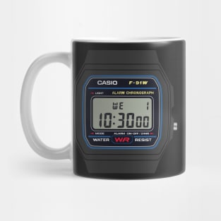 Casio F91 in color Mug